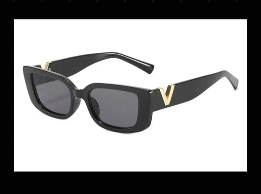 Black V Sunglasses