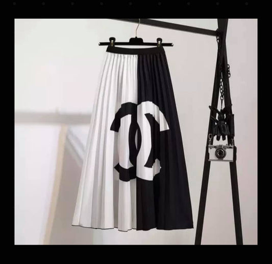 CC Black And White Skirt