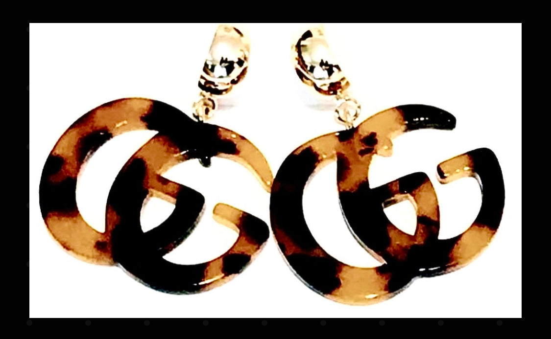 Gg Leopard Earrings