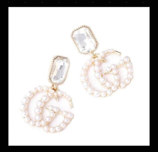 GG Pearl Earrings