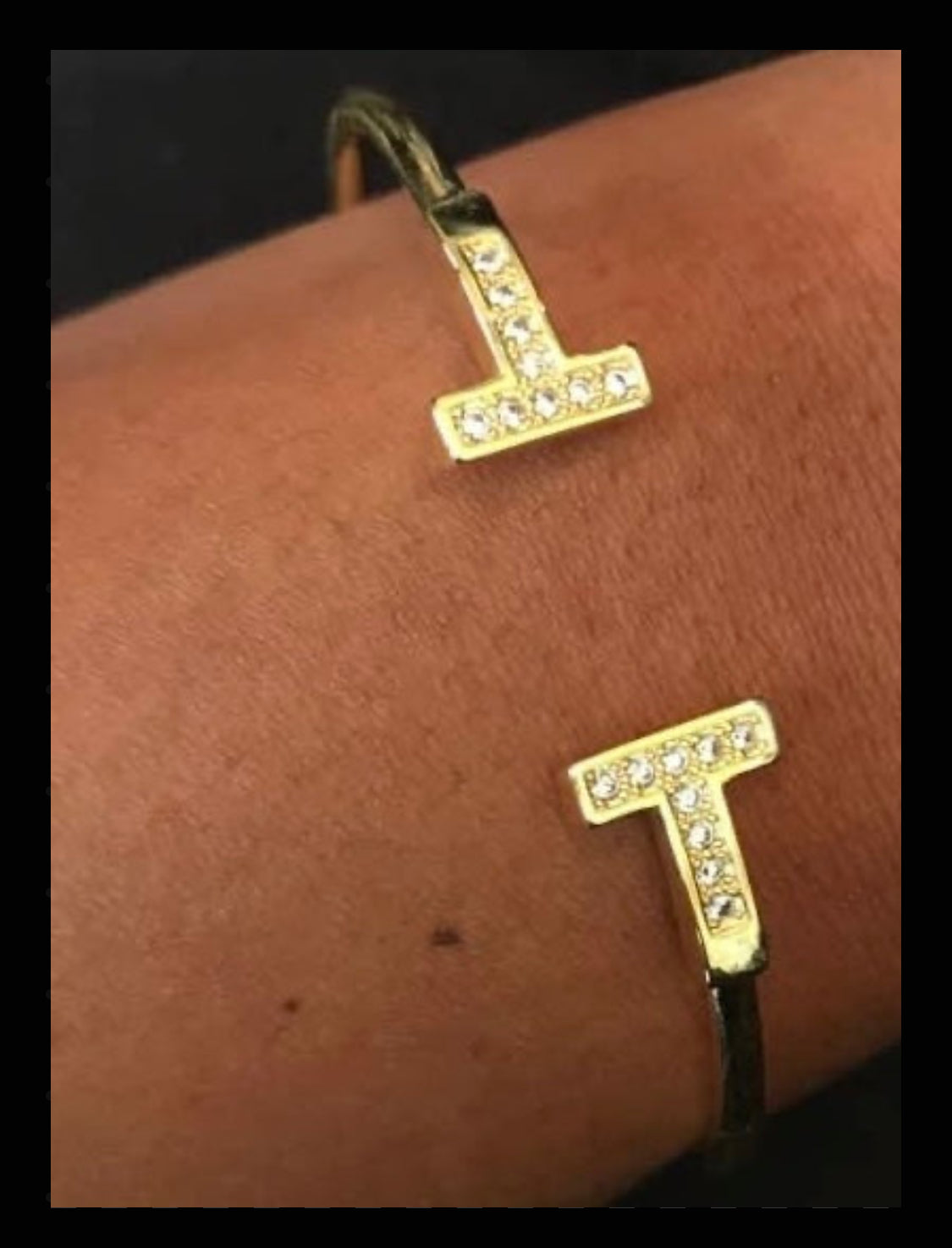 Gold T Bracelet