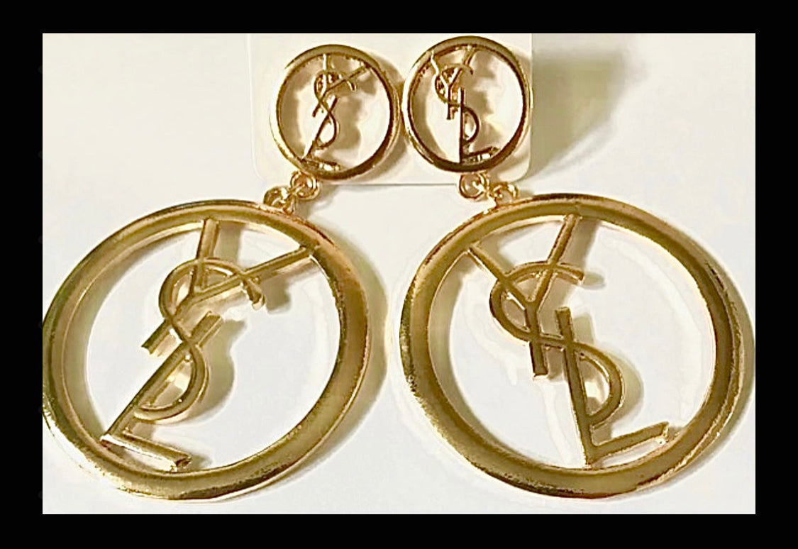 Inspired Ysl Drip Earrings