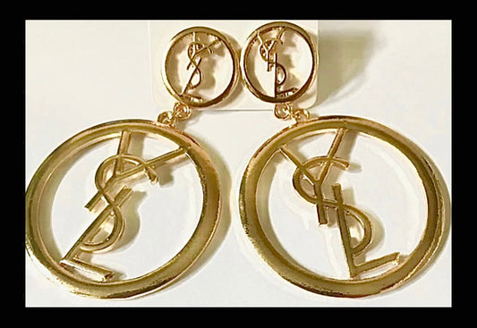 Inspired Ysl Drip Earrings