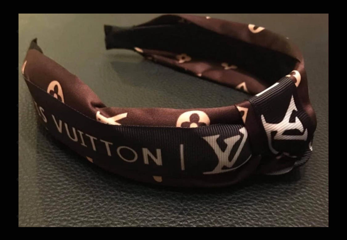 Brown LV Headband