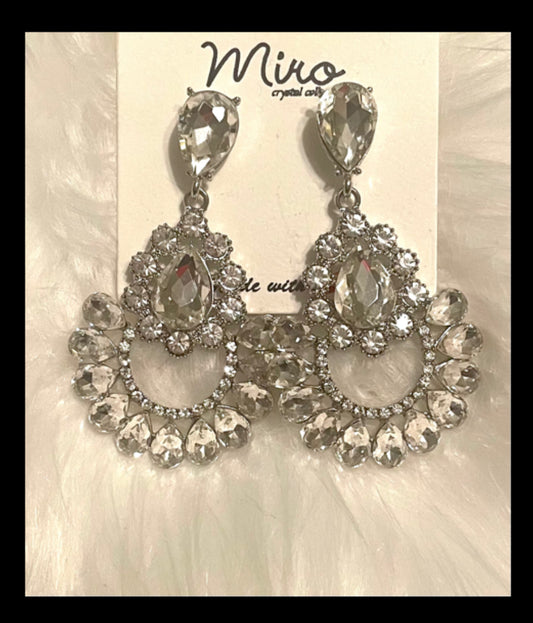 Elegant Rhinestone Earrings