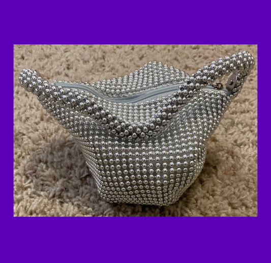 Silver Sparkly Purse