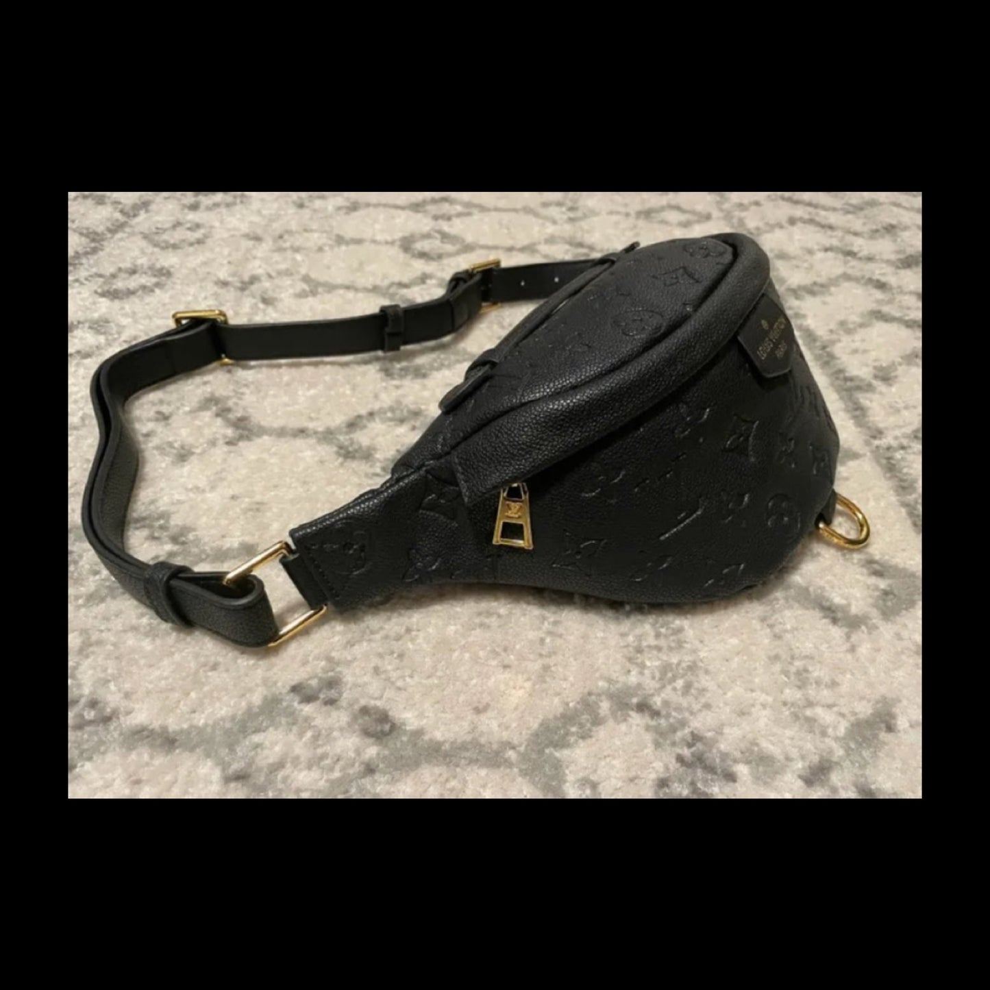 Black LV BumBag