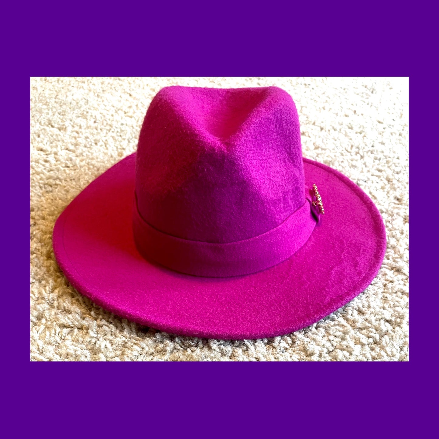 Hot Pink Fedora Hat