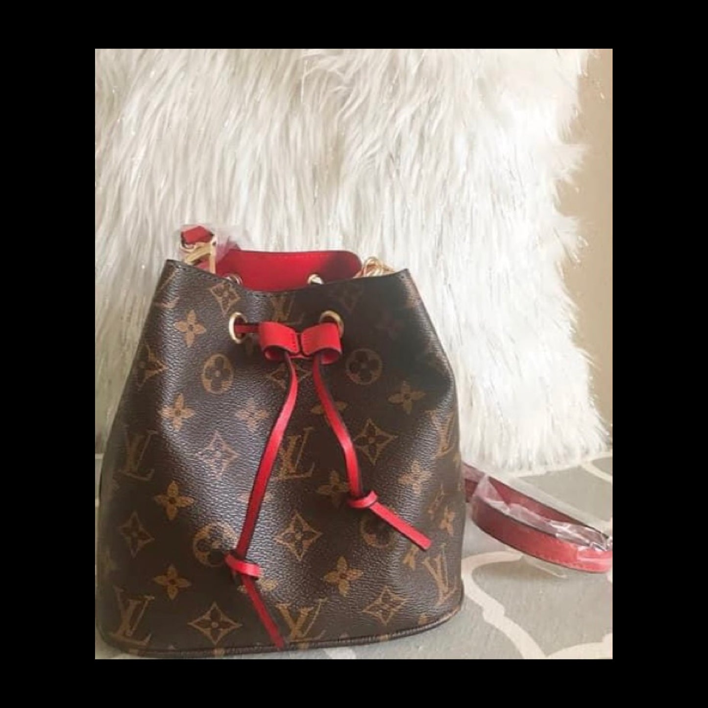 Red Monogram Bag