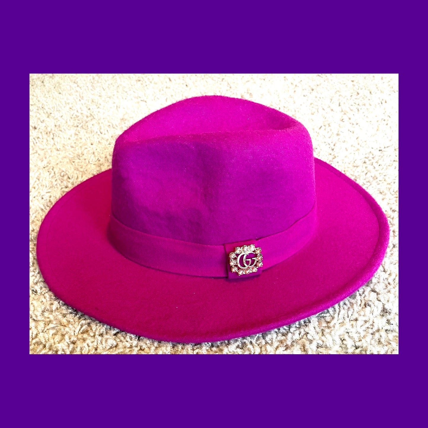 Hot Pink Fedora Hat