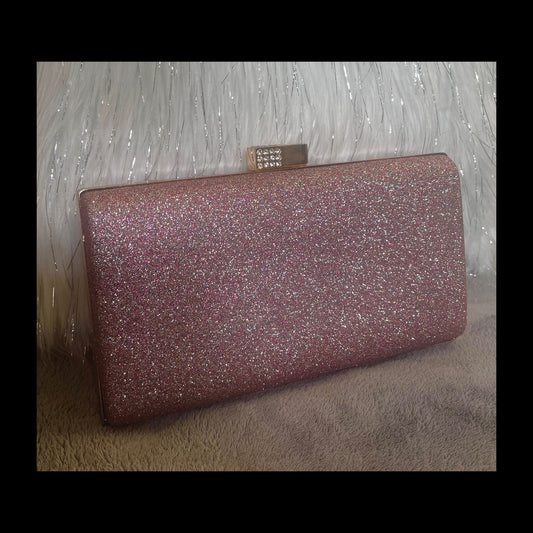 Pink Shimmer Clutch Purse