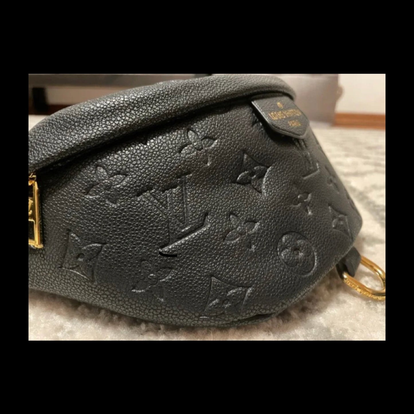 Black LV BumBag