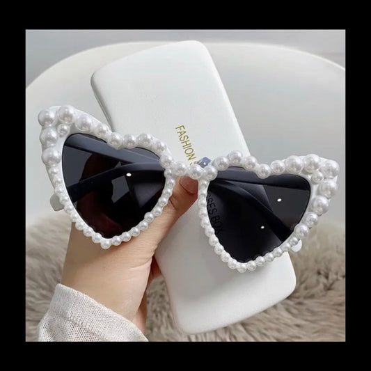 Pearl Heart Sunglasses